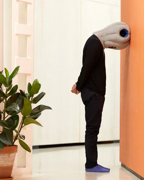 Nap Anywhere Pillow — Compact Travel & Office Nap Cushion