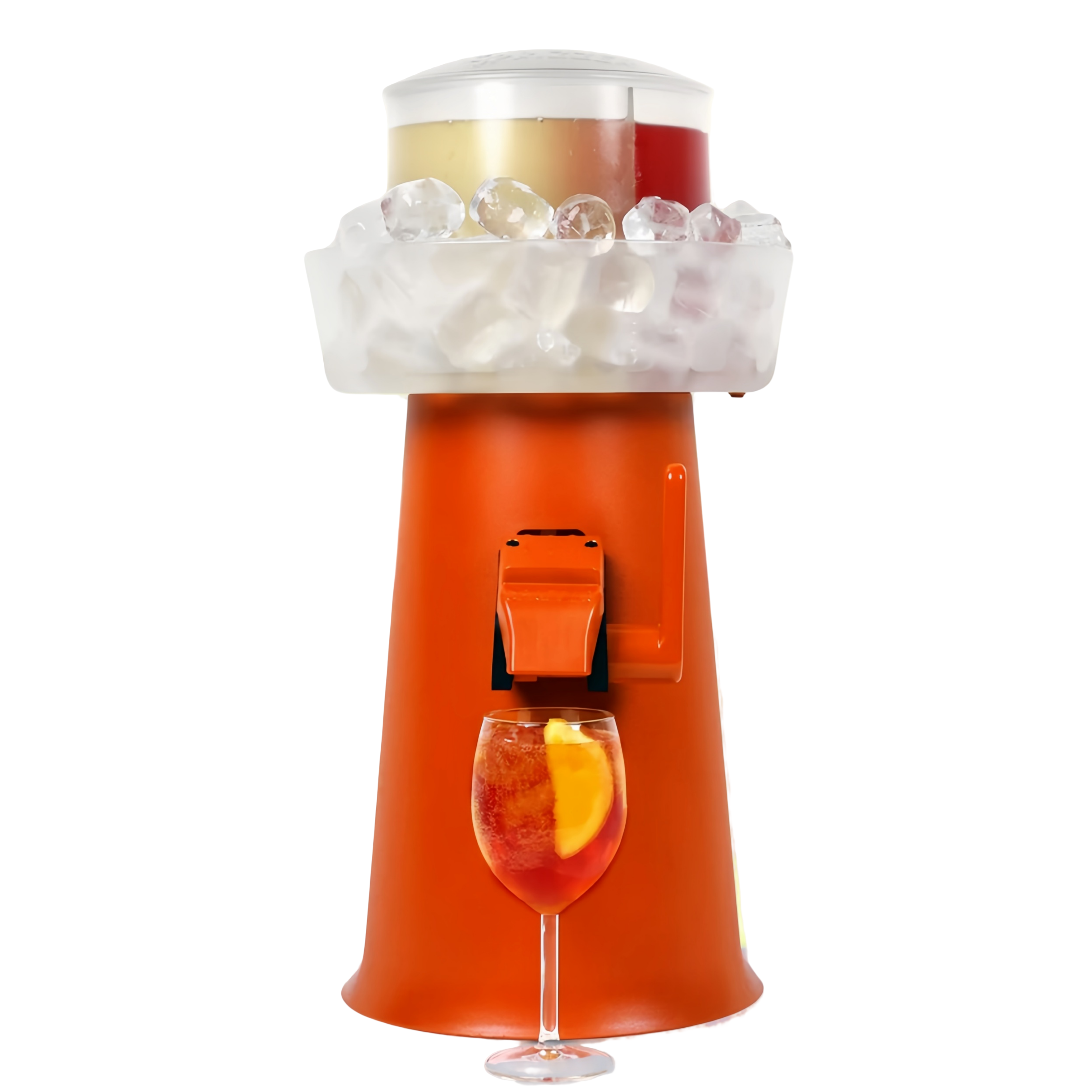 Manual Spritz Drink Dispenser — 3L Party Cocktail Mixer with Built-In Ice Chamber