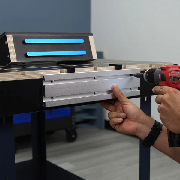 Compact Trim Router Table — Phenolic Top & Aluminum T-Track