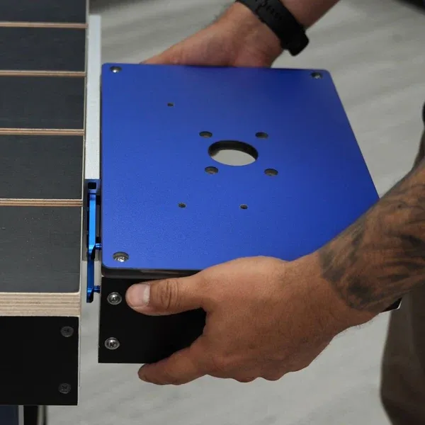 Compact Trim Router Table — Phenolic Top & Aluminum T-Track
