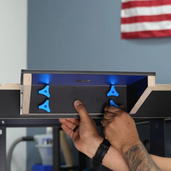 Compact Trim Router Table — Phenolic Top & Aluminum T-Track