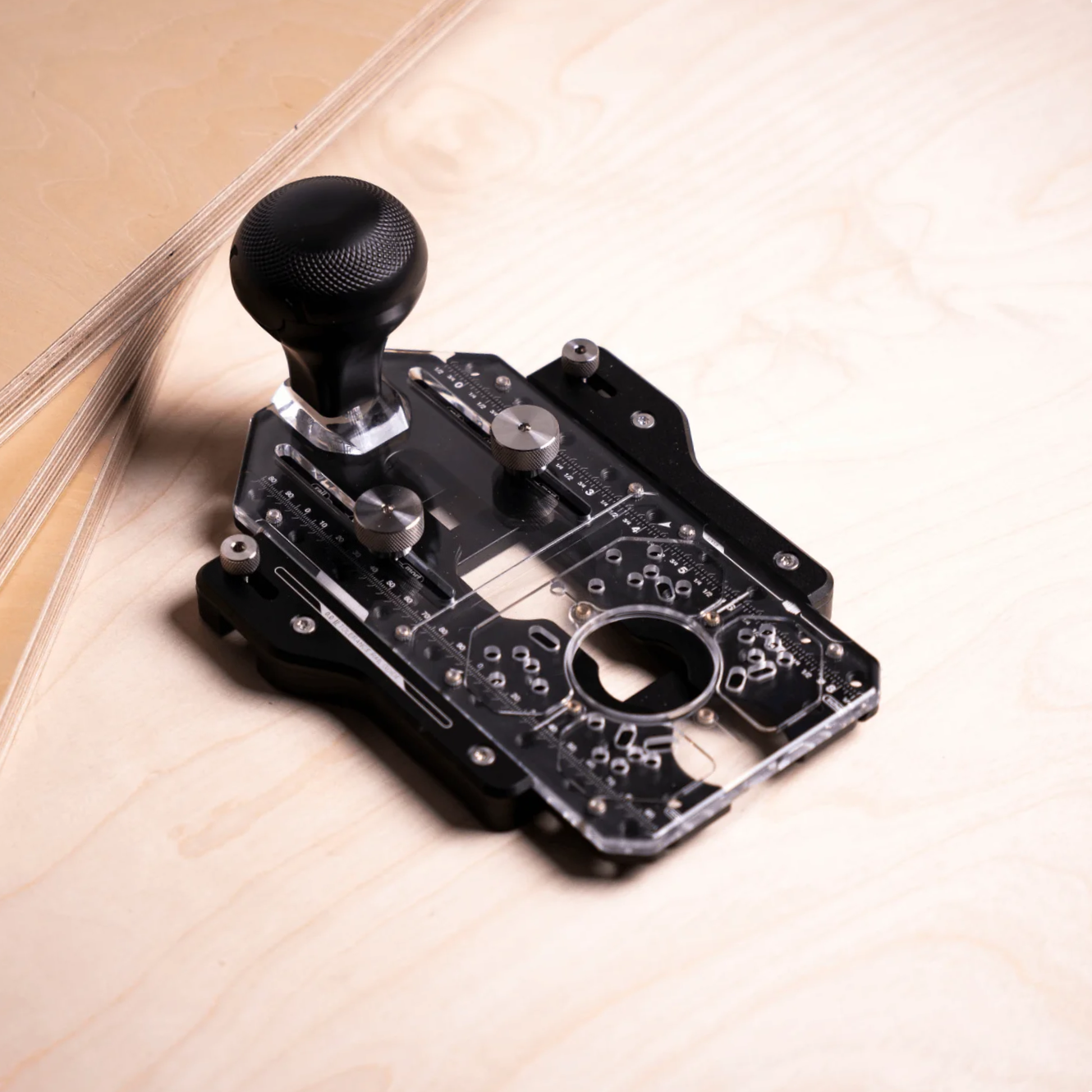 Multi-Function Trim Router Jig — Precision Woodworking Guide & Routing Fixture