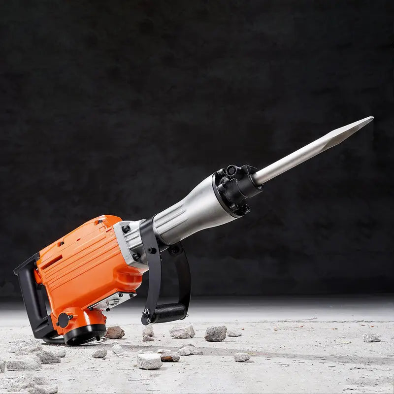 Heavy-Duty Electric Demolition Hammer with Chisel Set