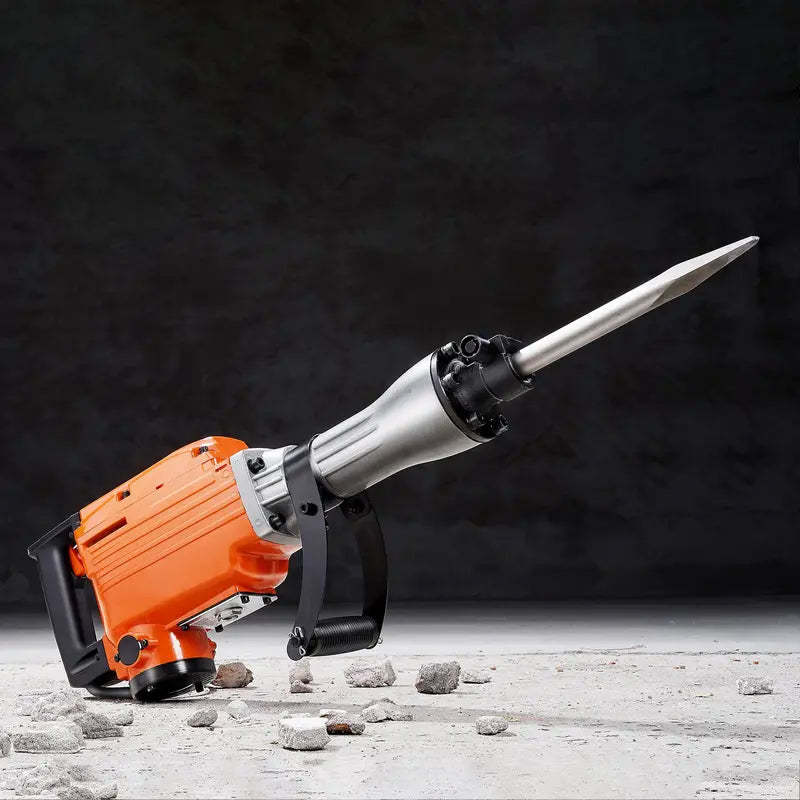 Heavy-Duty Electric Demolition Hammer with Chisel Set