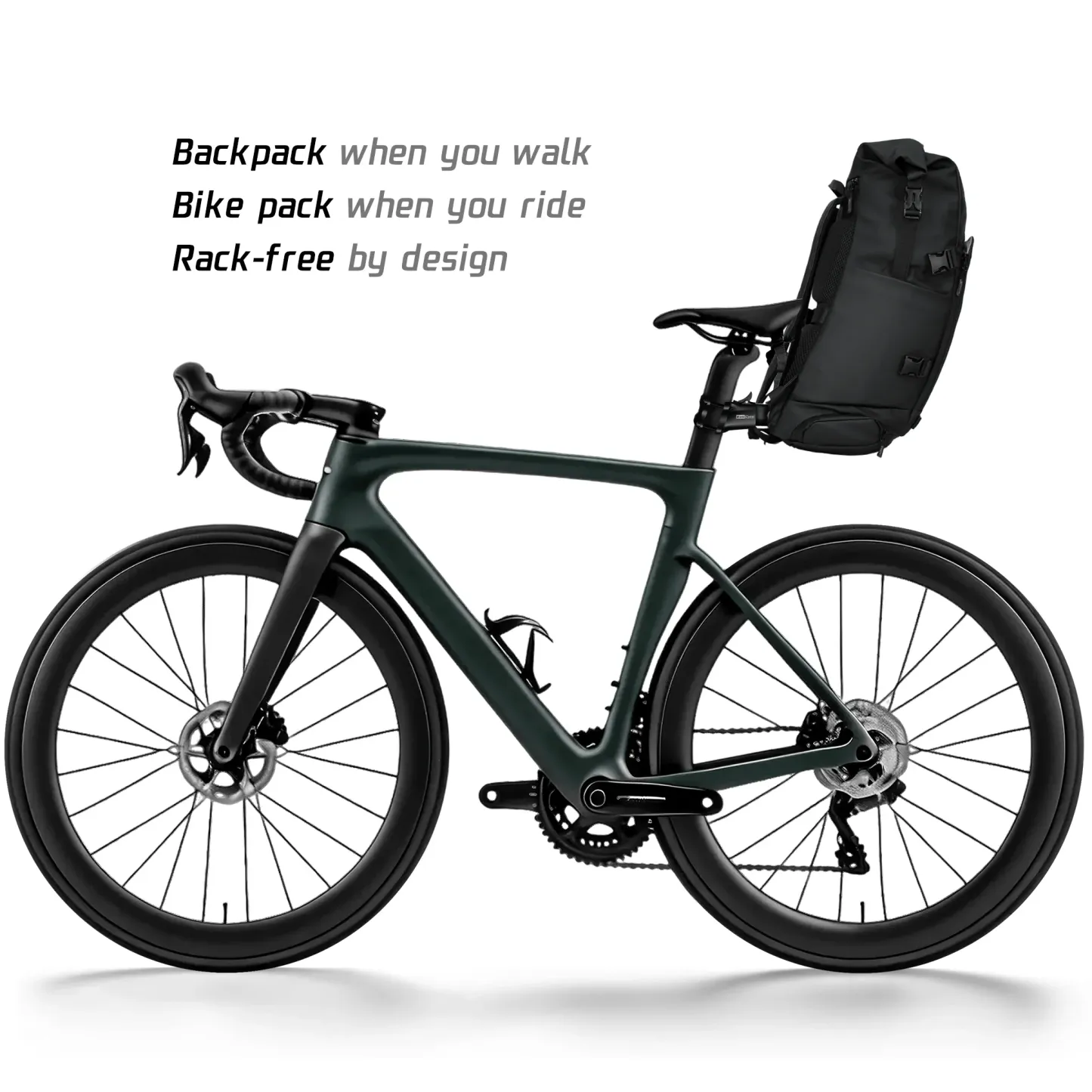 Waterproof Roll-Top Bicycle Rear Rack Bag