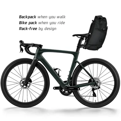 Waterproof Roll-Top Bicycle Rear Rack Bag