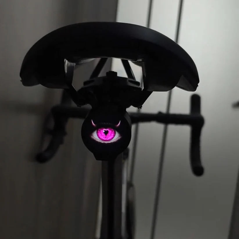 Customizable animated programmable bicycle taillights