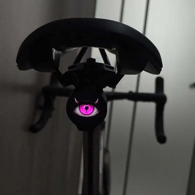 Customizable animated programmable bicycle taillights