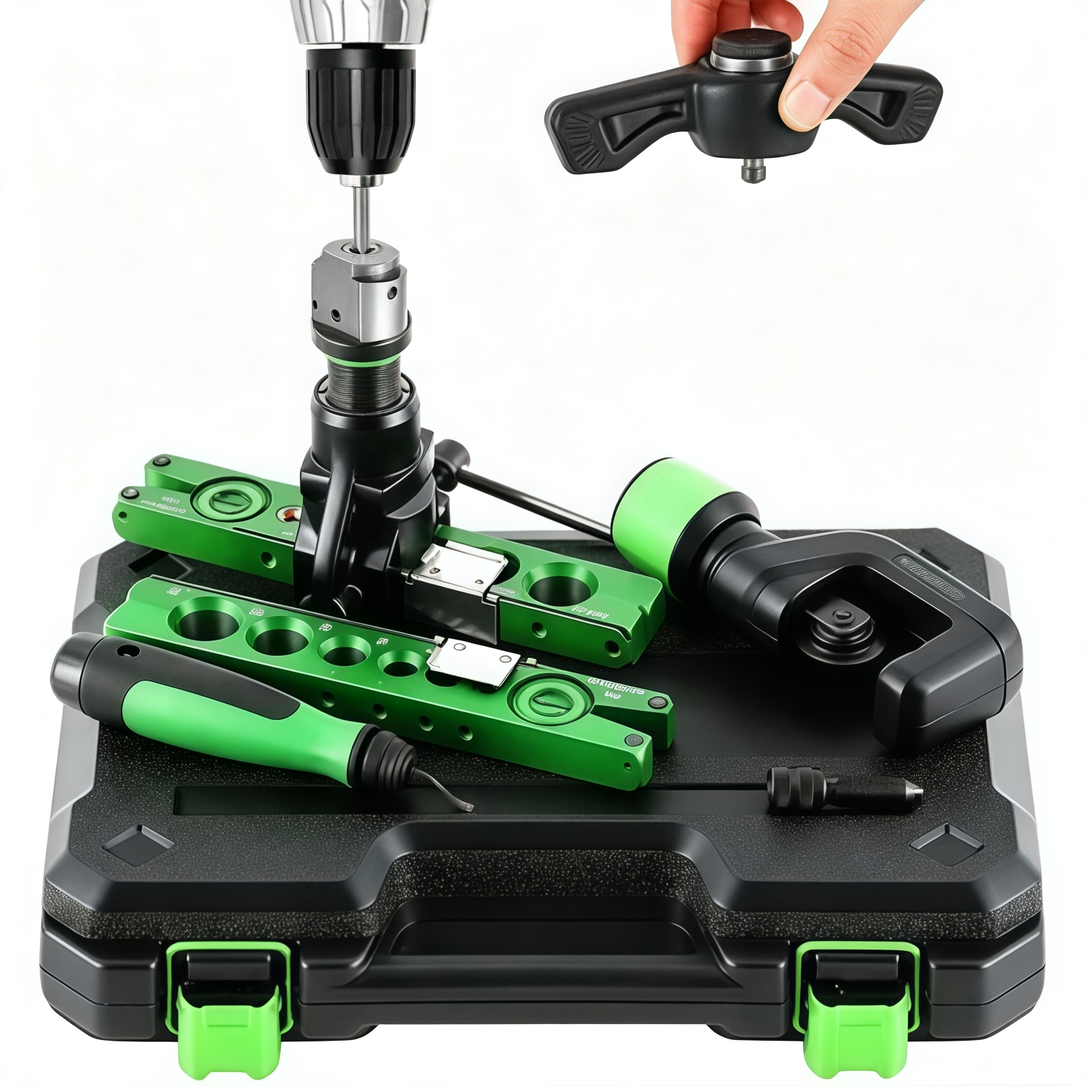 Manual Eccentric Flaring Tool Kit for Copper Tubing and HVAC Refrigeration Repair