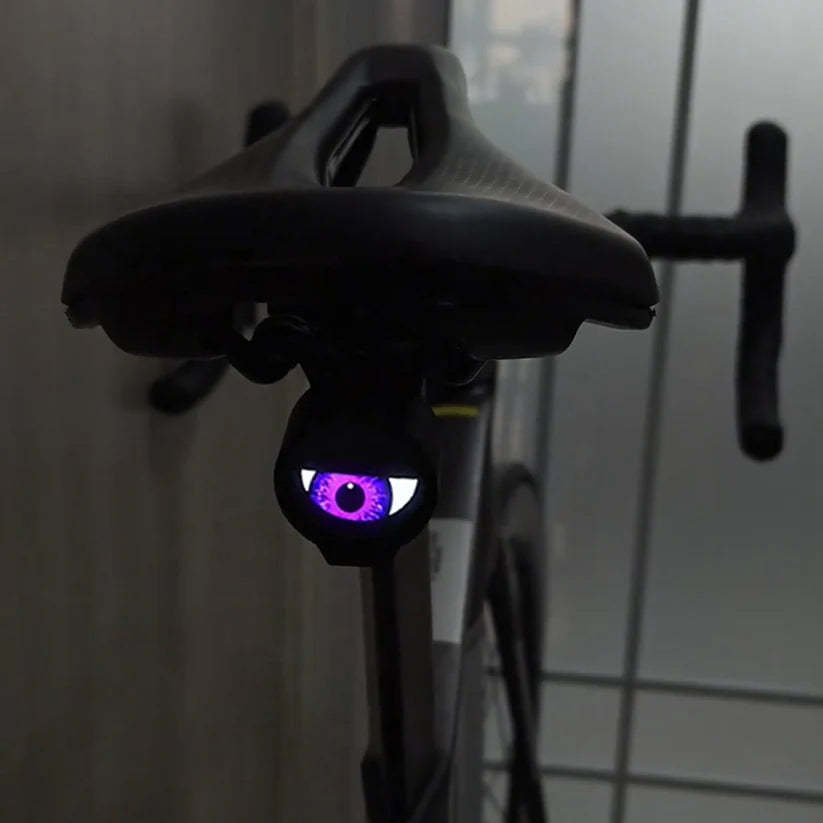 Customizable animated programmable bicycle taillights