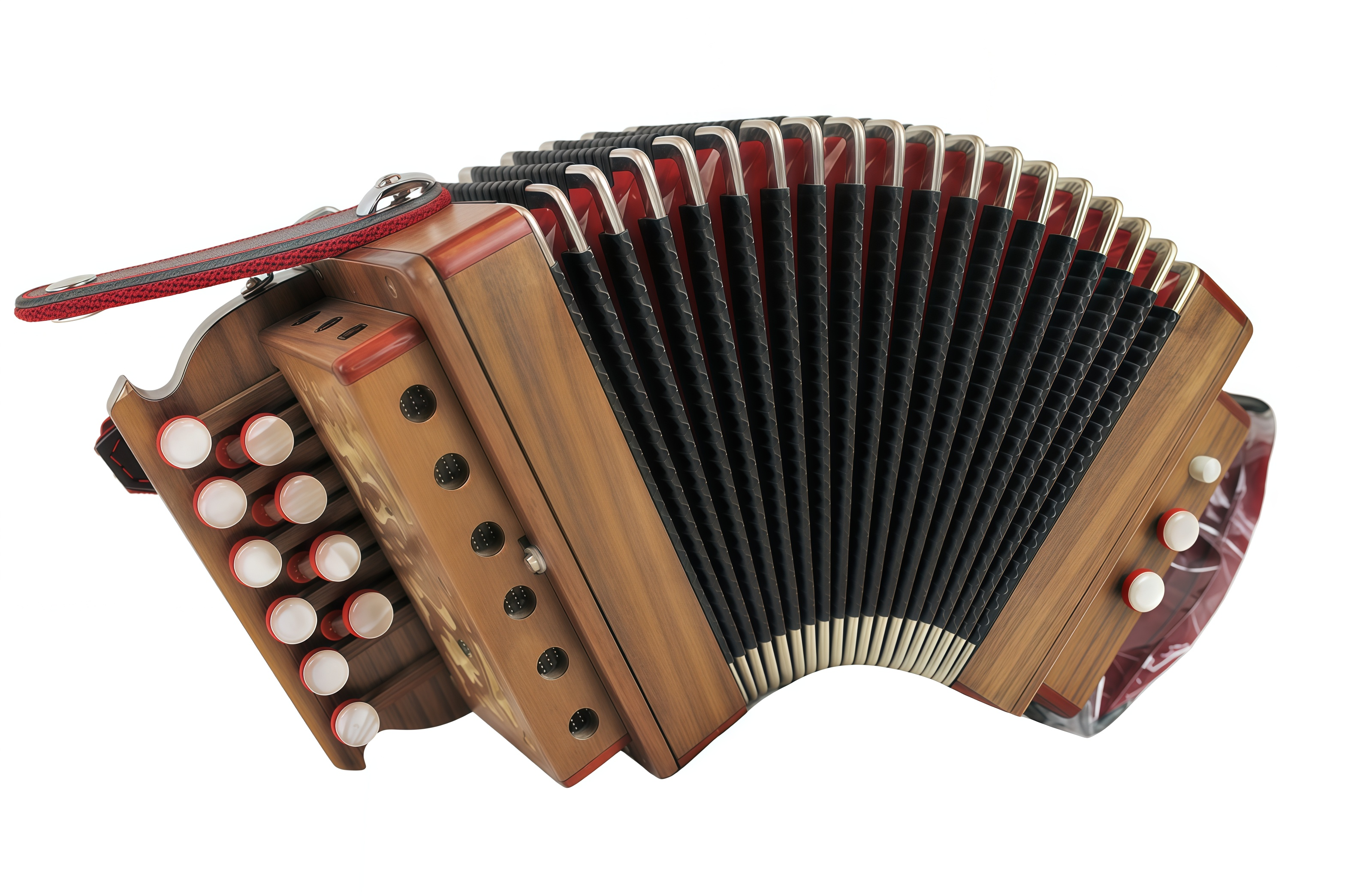Compact Handmade Organetto — Walnut Finish