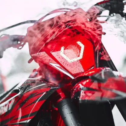 Hexagonal LED Motorcycle Headlight Upgrade Kit for Off-Road Riding