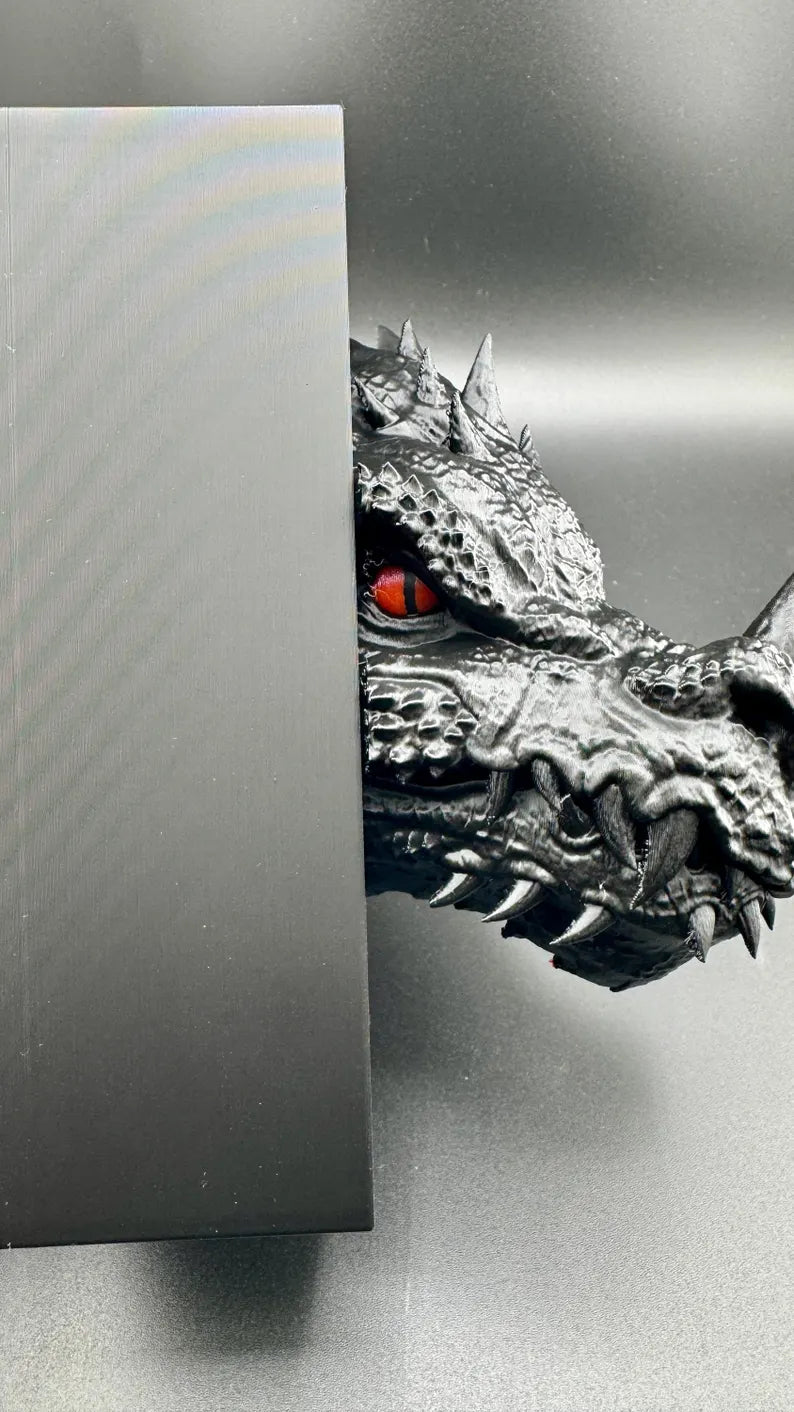 Dragon-shaped bookends, fantasy bookends, gifts for book lovers