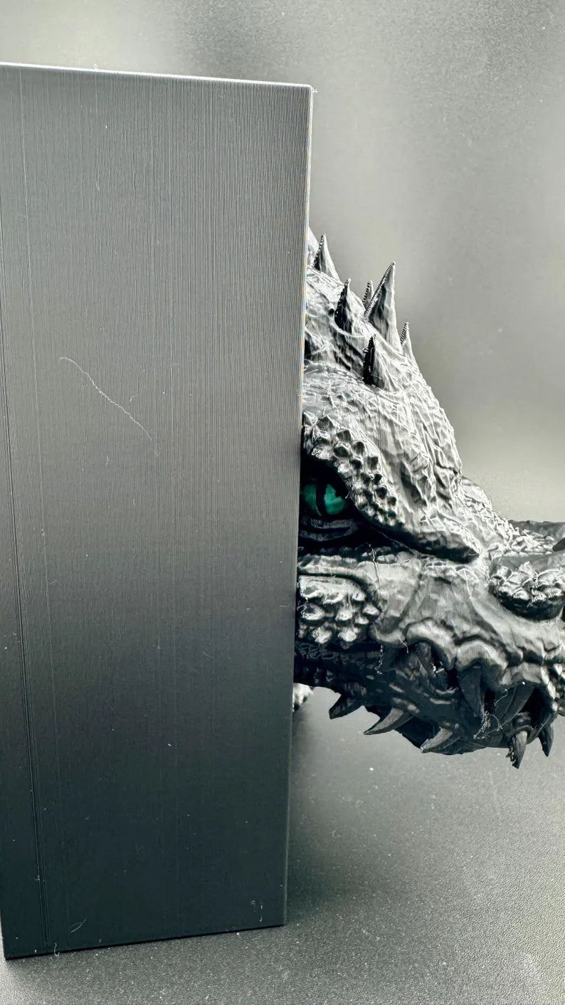 Dragon-shaped bookends, fantasy bookends, gifts for book lovers