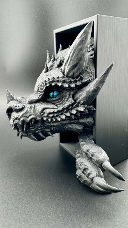 Dragon-shaped bookends, fantasy bookends, gifts for book lovers