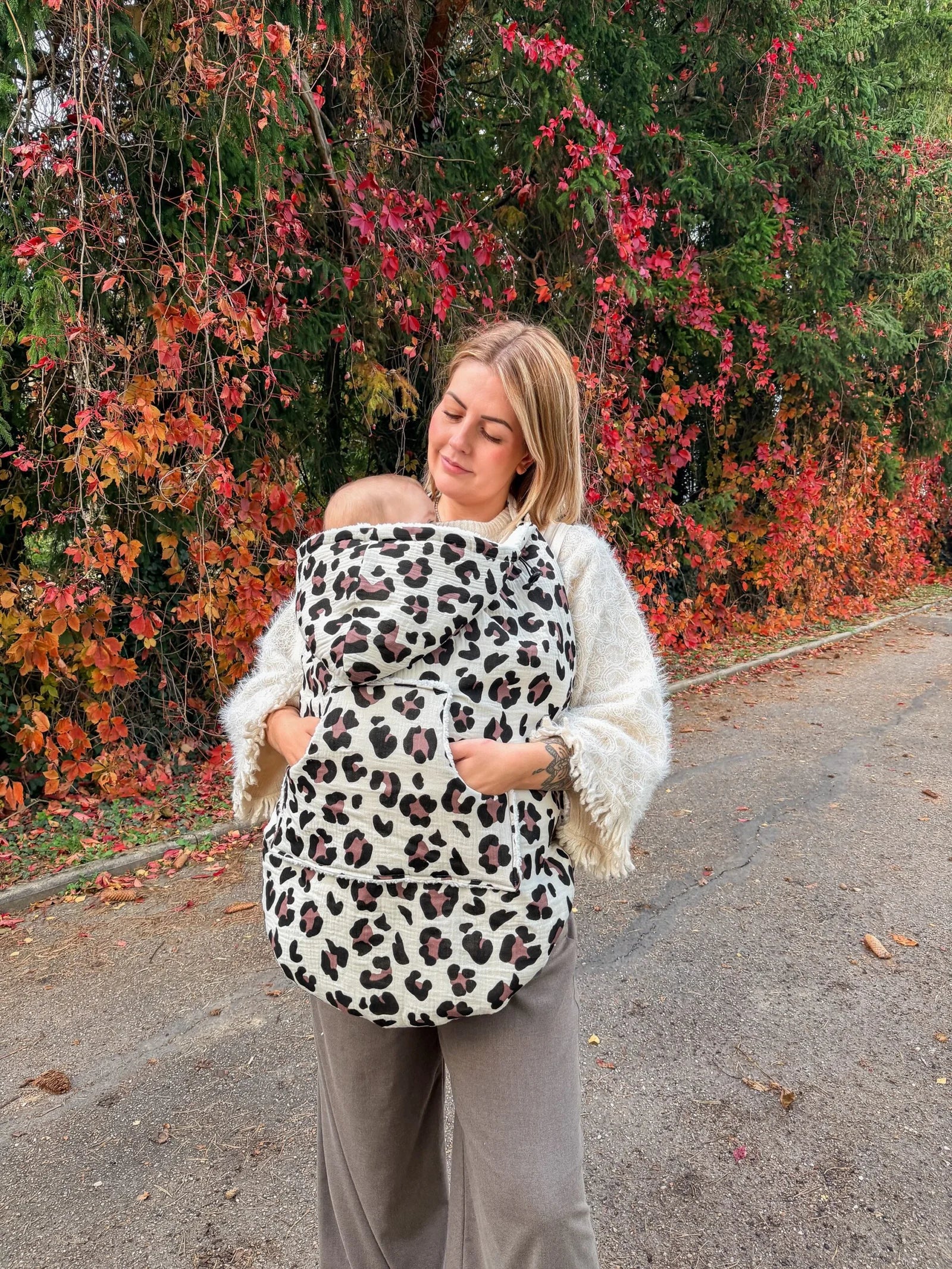 Cozy Plush Baby Carrier Cover