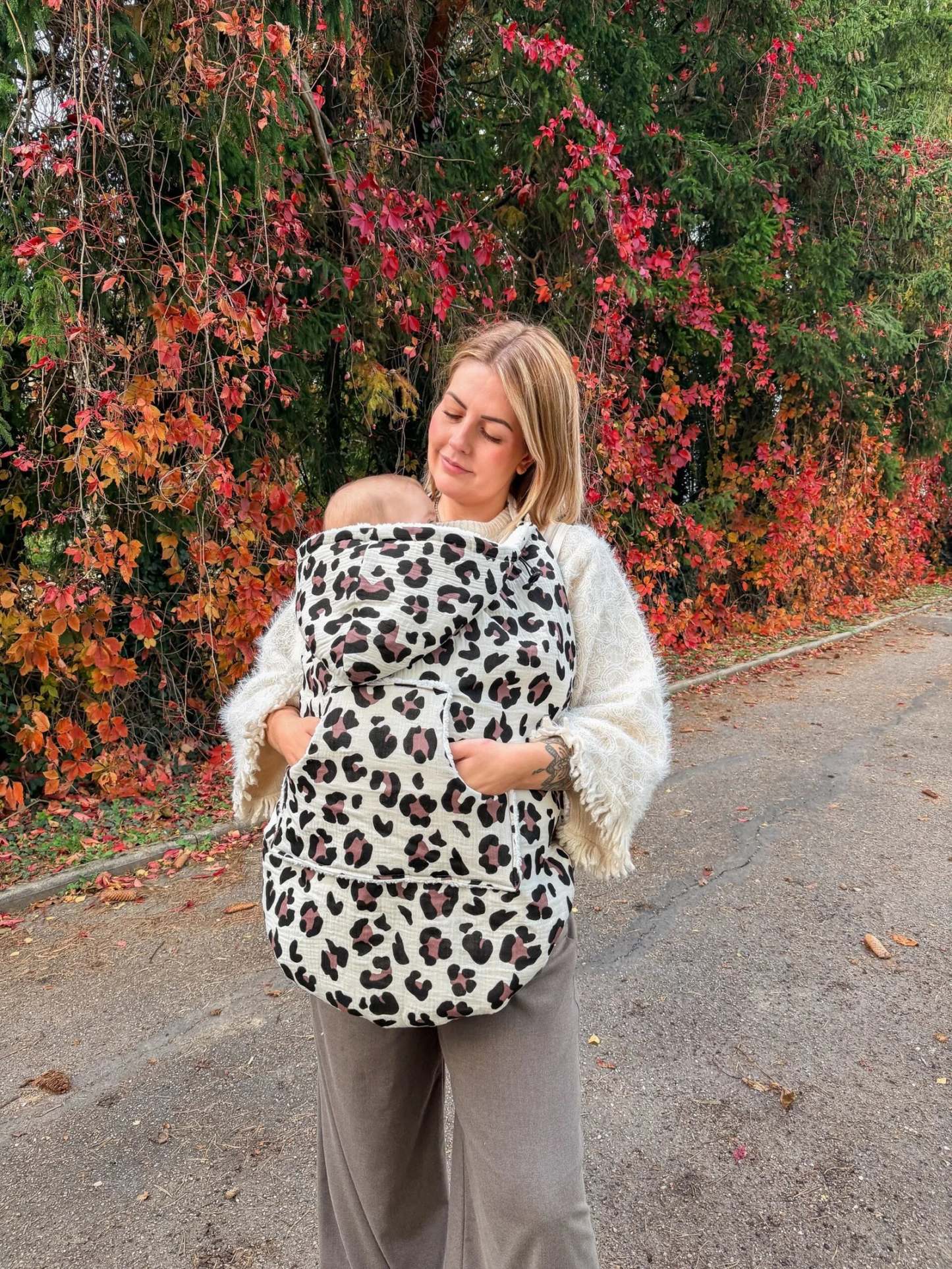 Cozy Plush Baby Carrier Cover