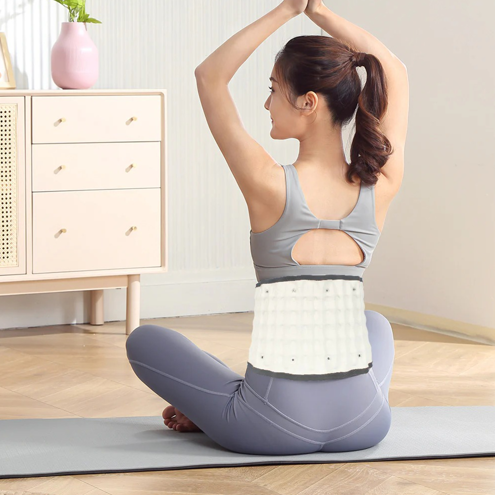 Physical therapy lumbar air traction belt
