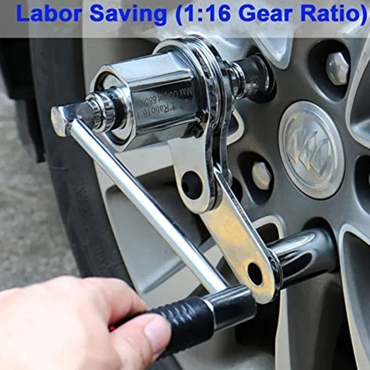 Heavy-duty torque multiplier wrench set