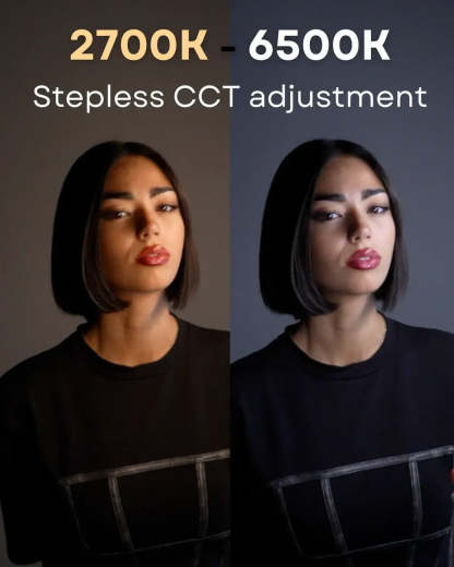 Studio-Quality Portable Light – 95+ CRI Color Accuracy