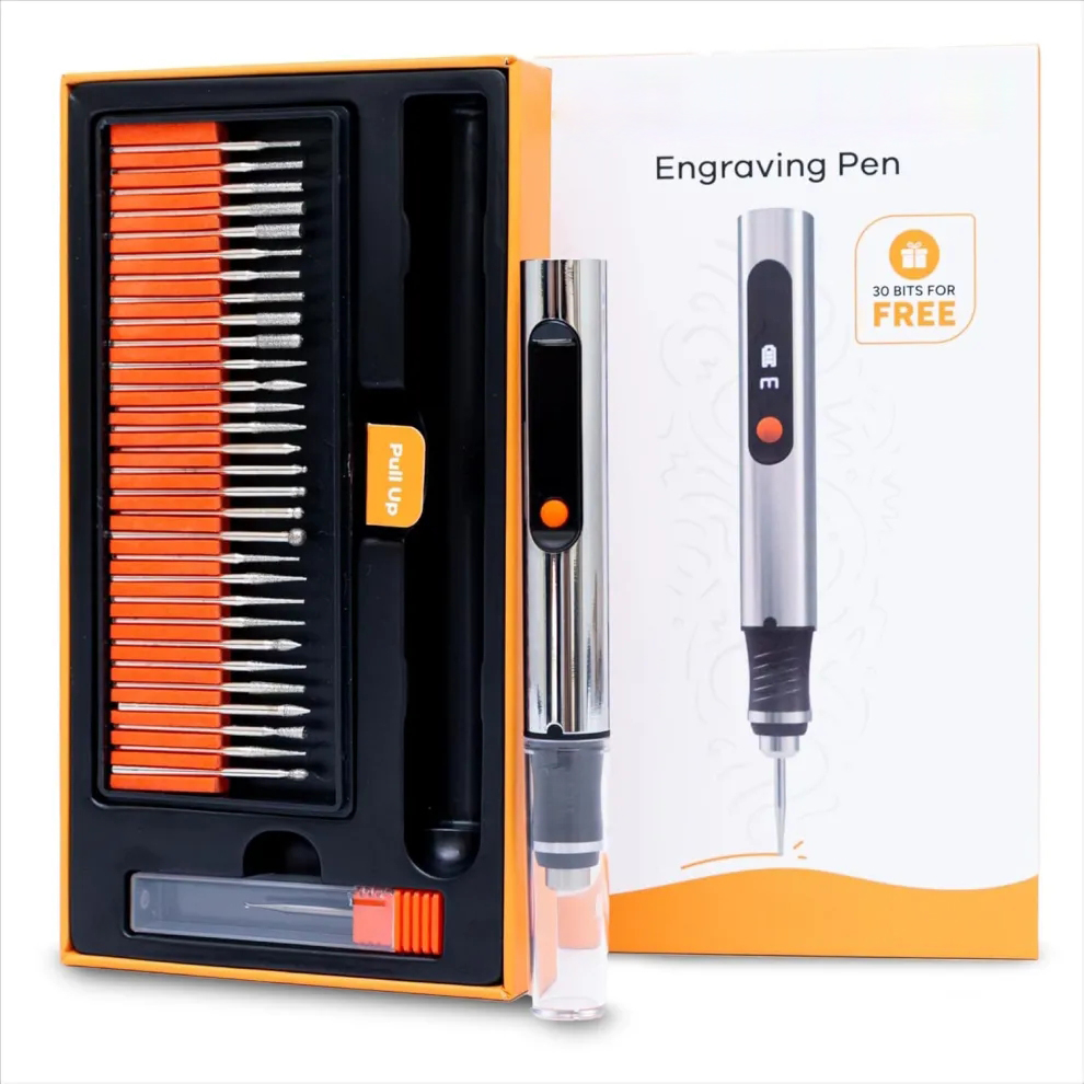Wireless portable engraving pen