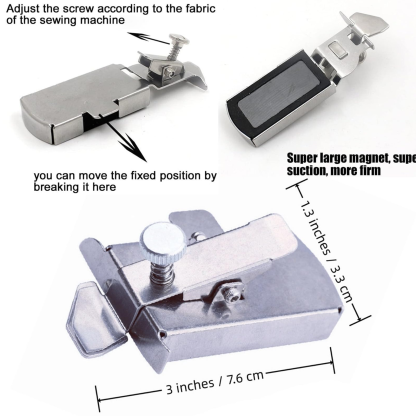 Multifunctional magnetic sewing guide