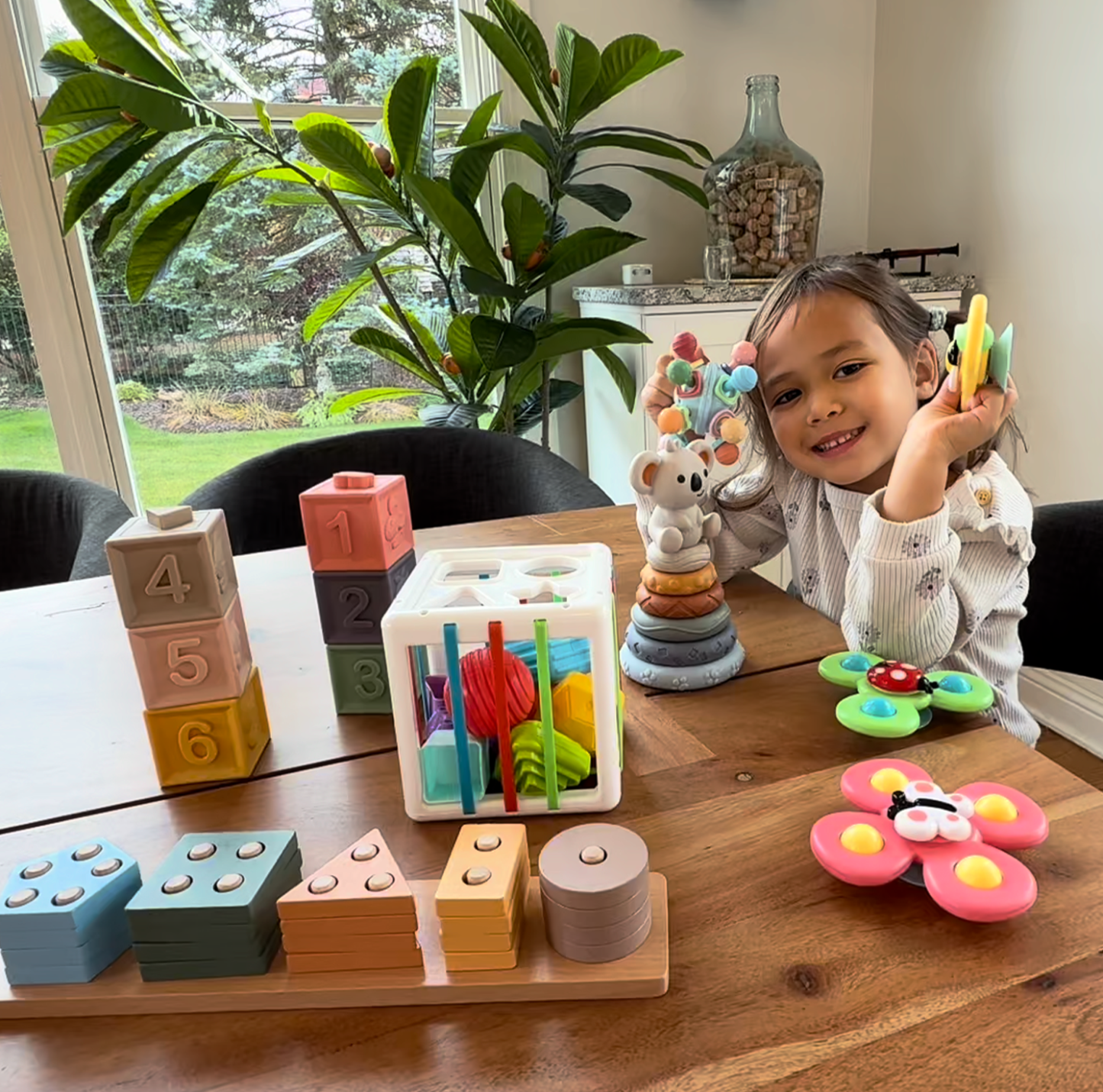 Montessori baby toy set