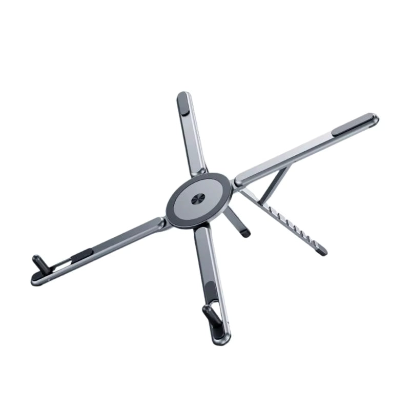 Magnetic Foldable Adjustable Desktop Stand – For iPhone, iPad, and Laptops