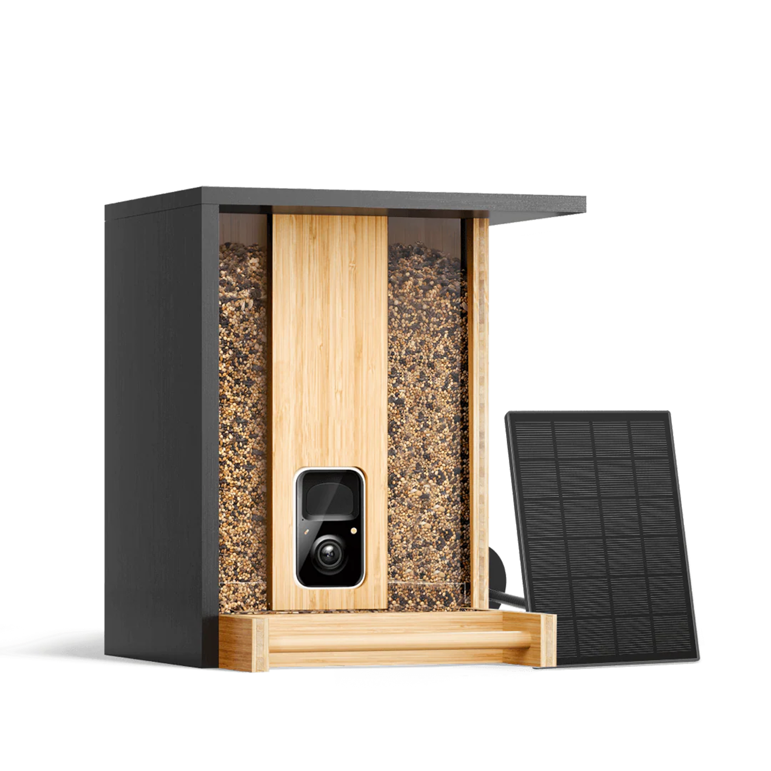 Bamboo Smart Bird Feeder