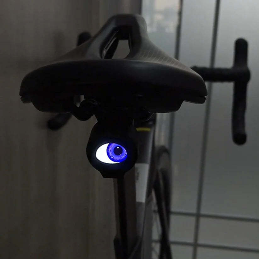 Customizable animated programmable bicycle taillights