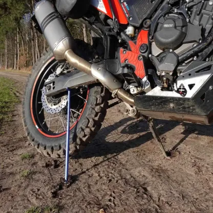 Ultralight Enduro Trail Jack Stand for Motorcycle Adventure Maintenance