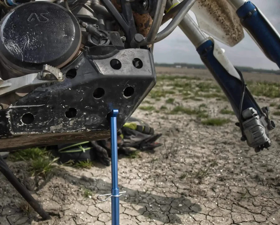 Ultralight Enduro Trail Jack Stand for Motorcycle Adventure Maintenance