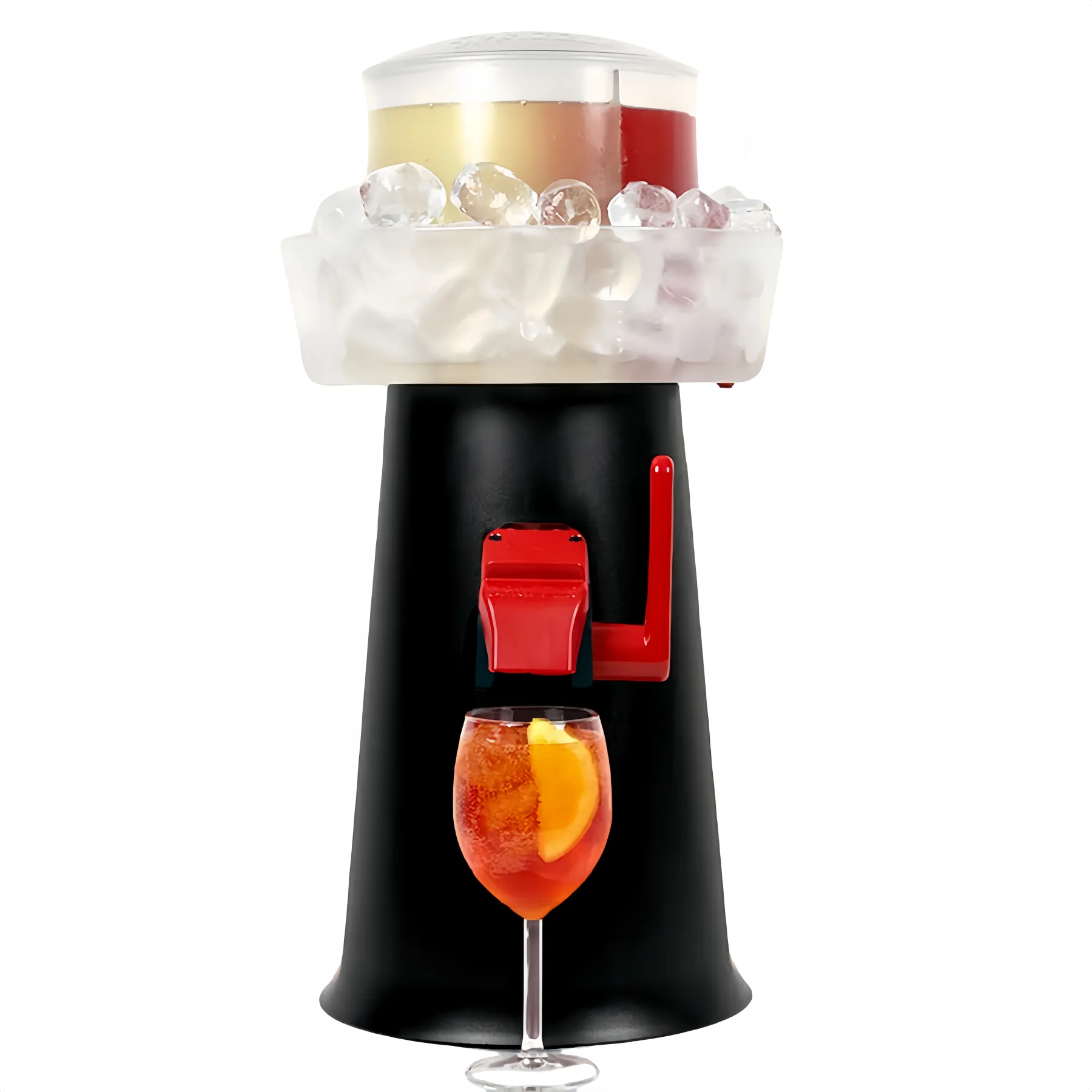 Manual Spritz Drink Dispenser — 3L Party Cocktail Mixer with Built-In Ice Chamber