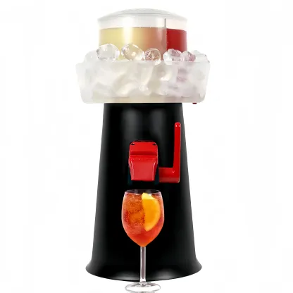 Manual Spritz Drink Dispenser — 3L Party Cocktail Mixer with Built-In Ice Chamber