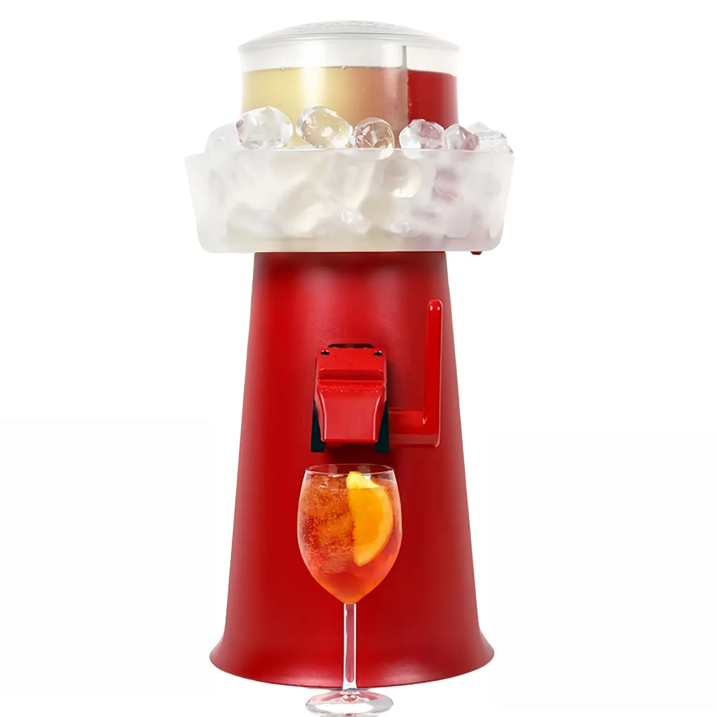 Manual Spritz Drink Dispenser — 3L Party Cocktail Mixer with Built-In Ice Chamber