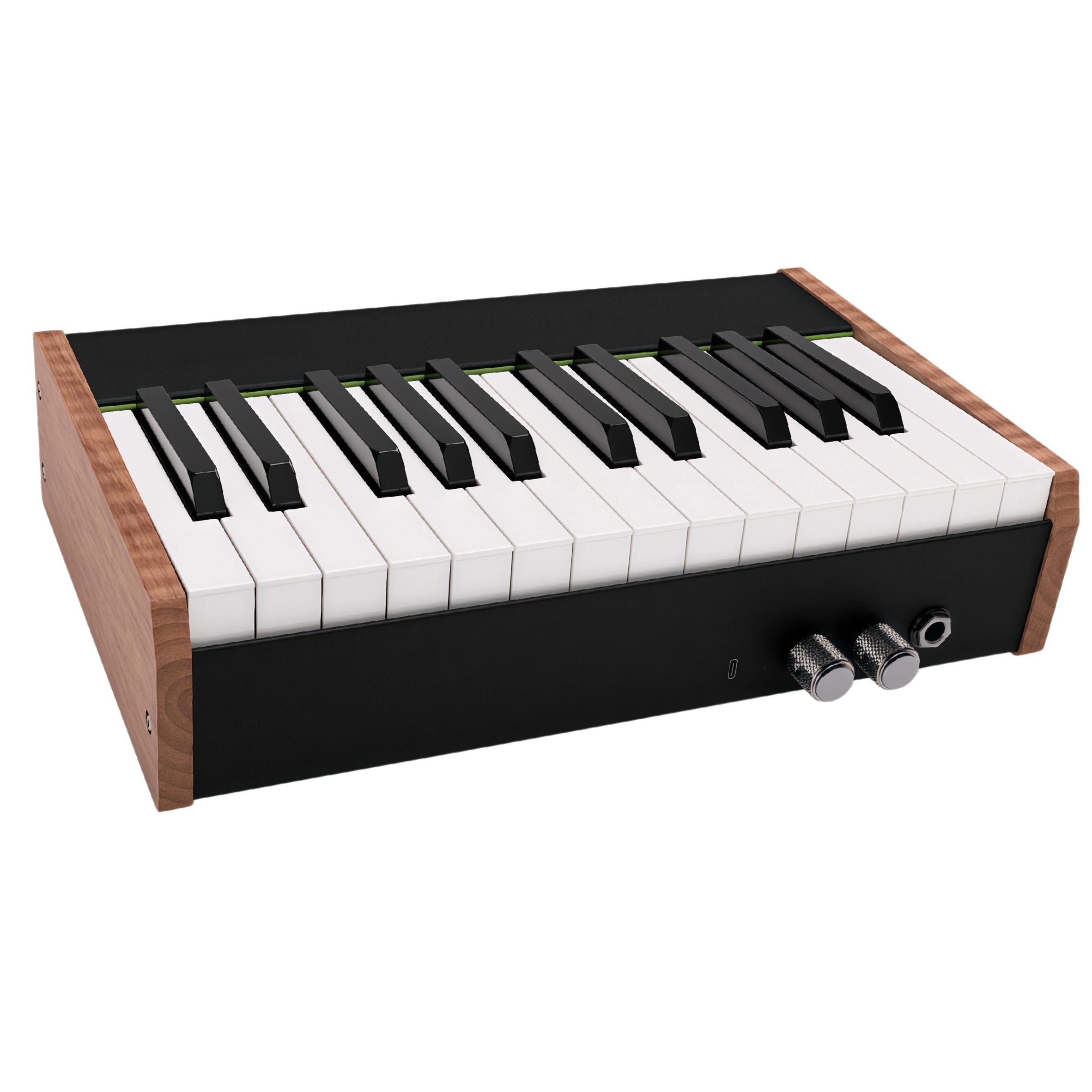 Optical Reed Bass Piano — Dual-Octave Analog Instrument with Carbon Fiber Reeds