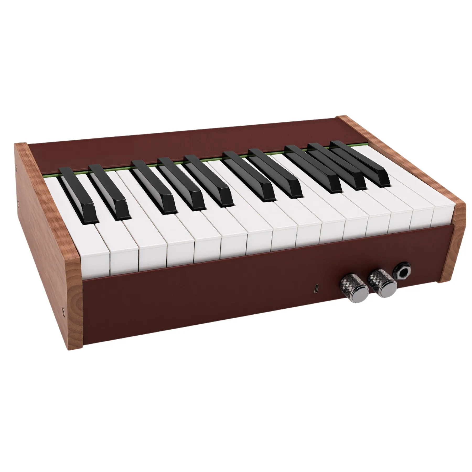 Optical Reed Bass Piano — Dual-Octave Analog Instrument with Carbon Fiber Reeds