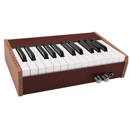 Optical Reed Bass Piano — Dual-Octave Analog Instrument with Carbon Fiber Reeds