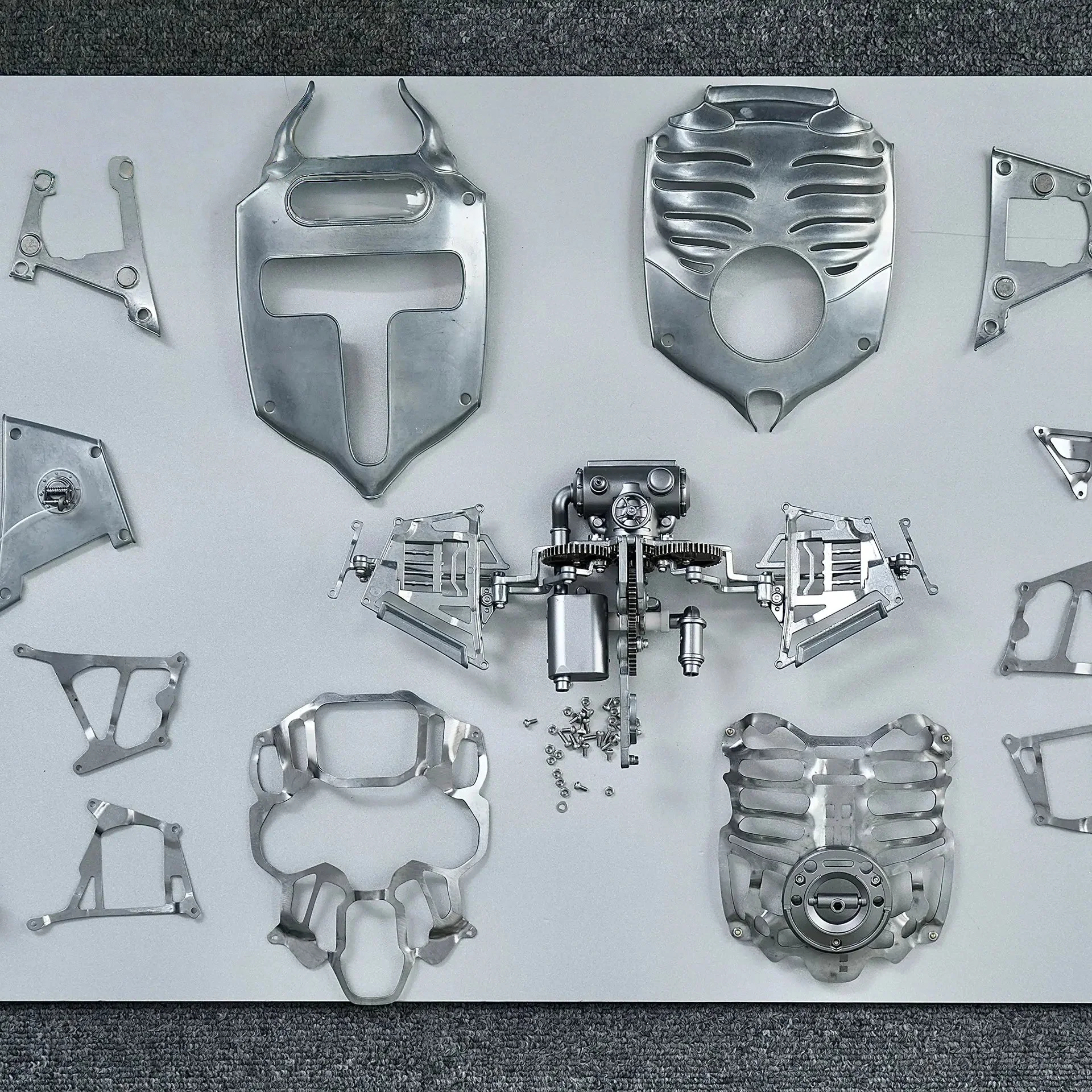 Steampunk Metal Manta Ray 3D Puzzle Model Kit