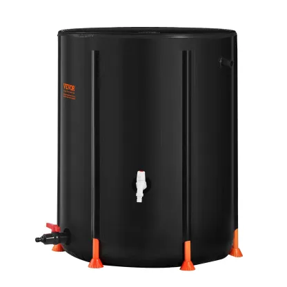 100 Gallon Collapsible Rain Barrel for Garden Water Collection