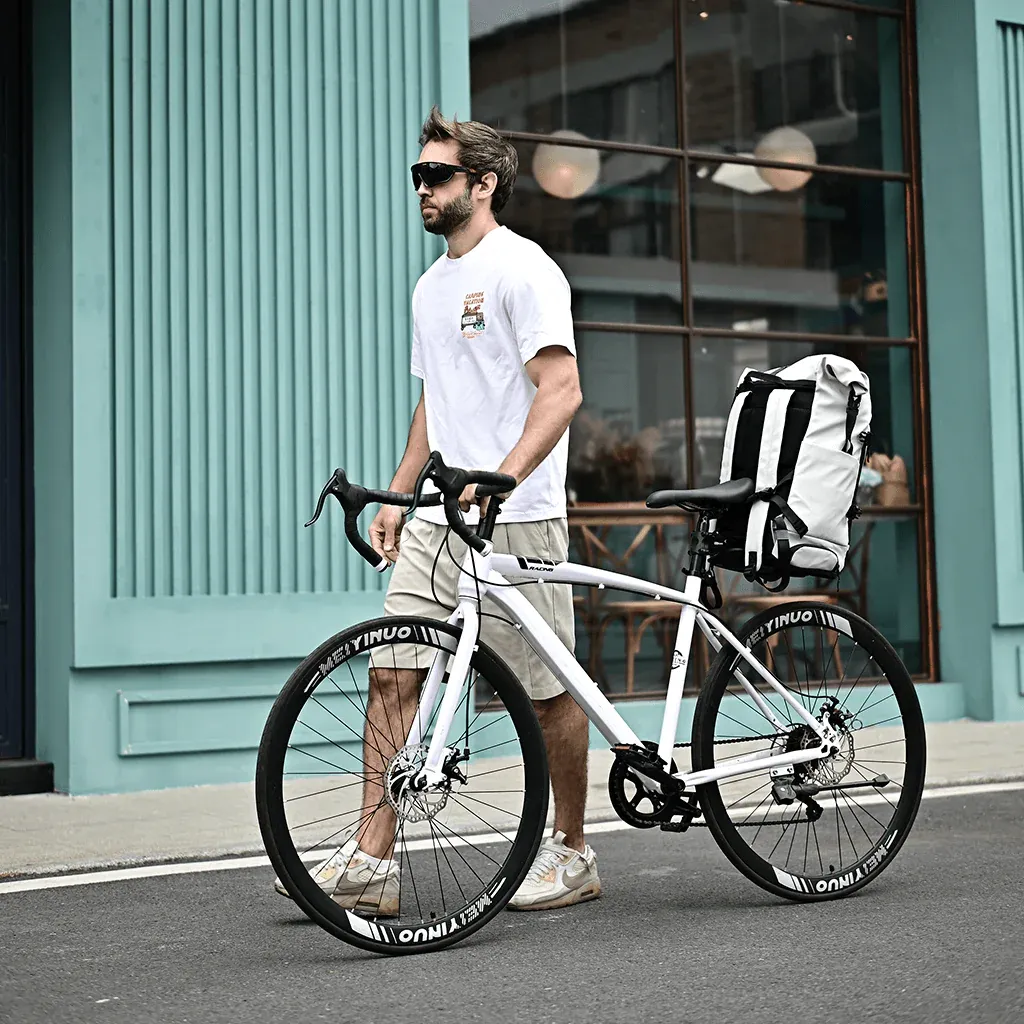 Waterproof Roll-Top Bicycle Rear Rack Bag