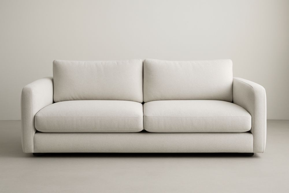 Canapé 3 places tissu Beige