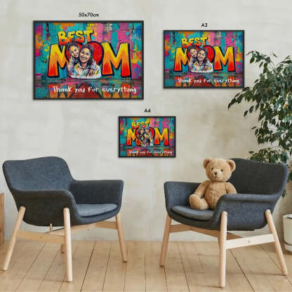 Personalized Poster Love "MOM"