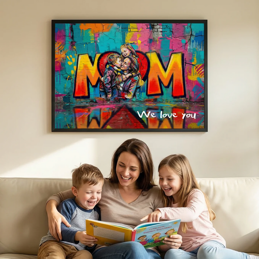 Personalized Poster Love "MOM"