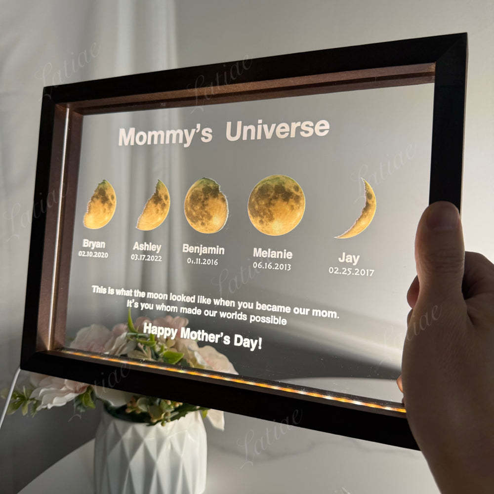 💗Mom's Sky Led Light Frame