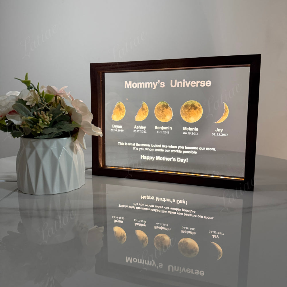 💗Mom's Sky Led Light Frame