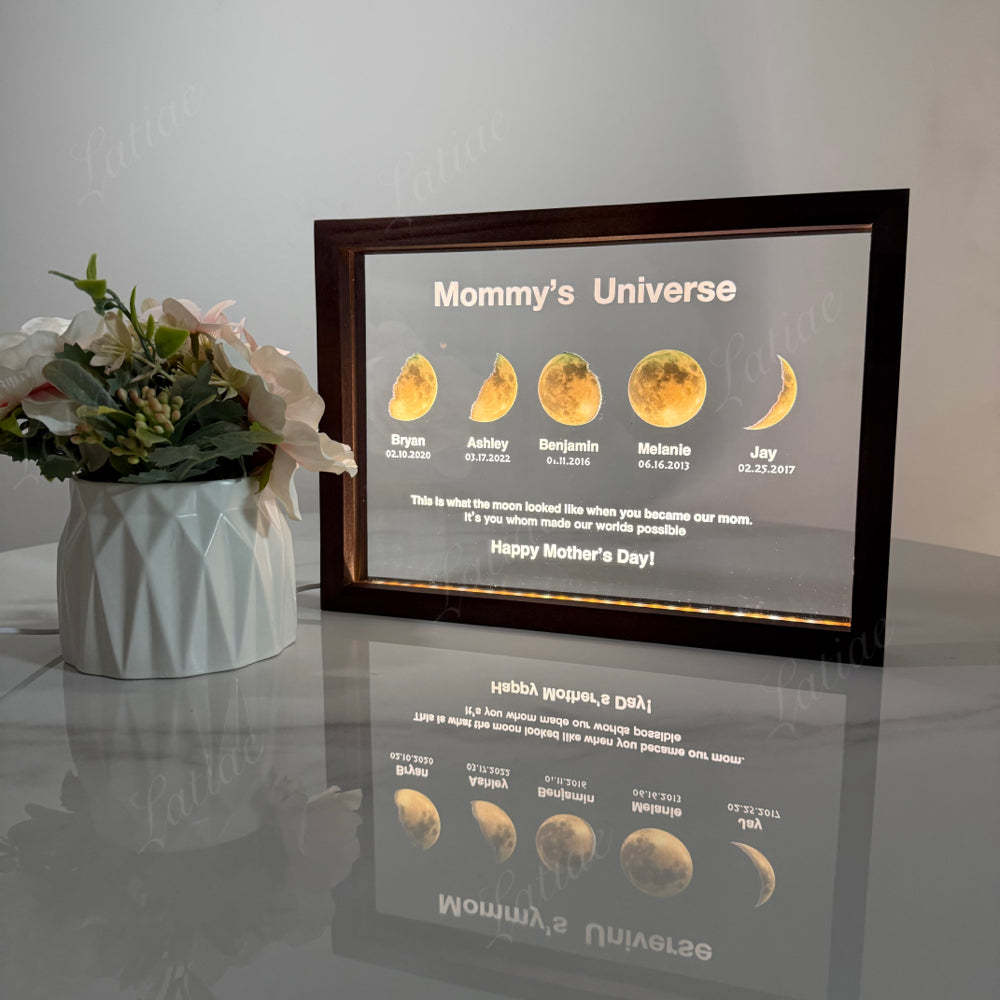 💗Mom's Sky Led Light Frame