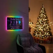 🎁Custom Led Mirror Light Frame With Text And Date-Mom's Universe