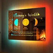 🎄Personalized Moon Phase Mirror Lamp - Christmas Gift For Your Mom