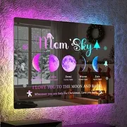 🎄Personalized Moon Phase Mirror Lamp - Christmas Gift For Your Mom